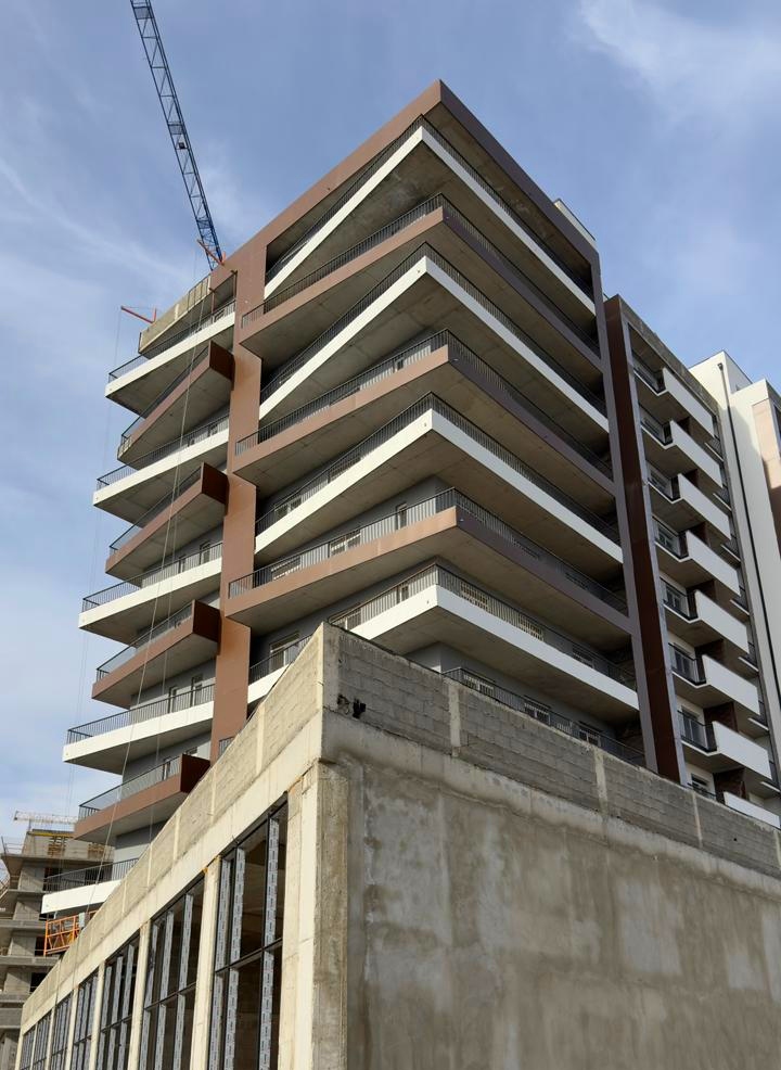 A ბლოკი - ფასადის სამუშაოები