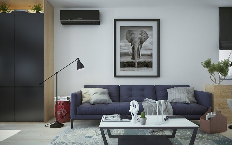 როგორ მოვაწყოთ პატარა ერთსაძინებლიანი ბინა?