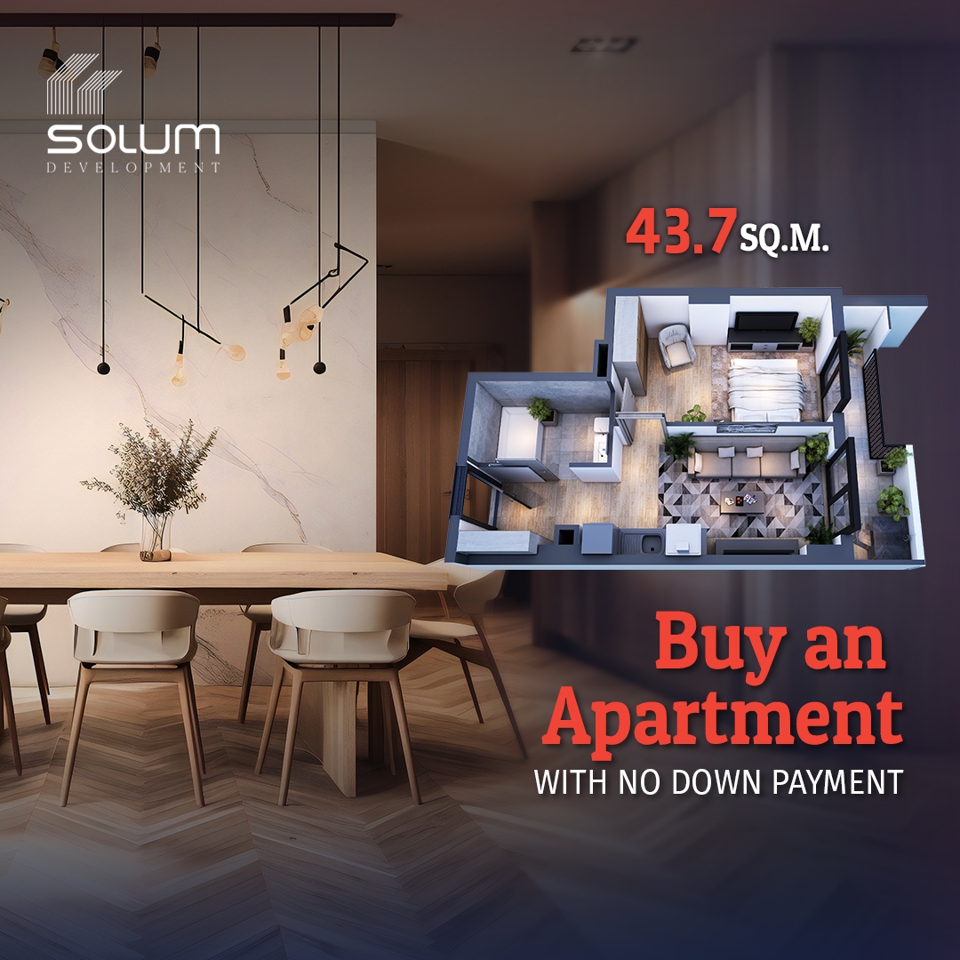 Apartment without down payment
